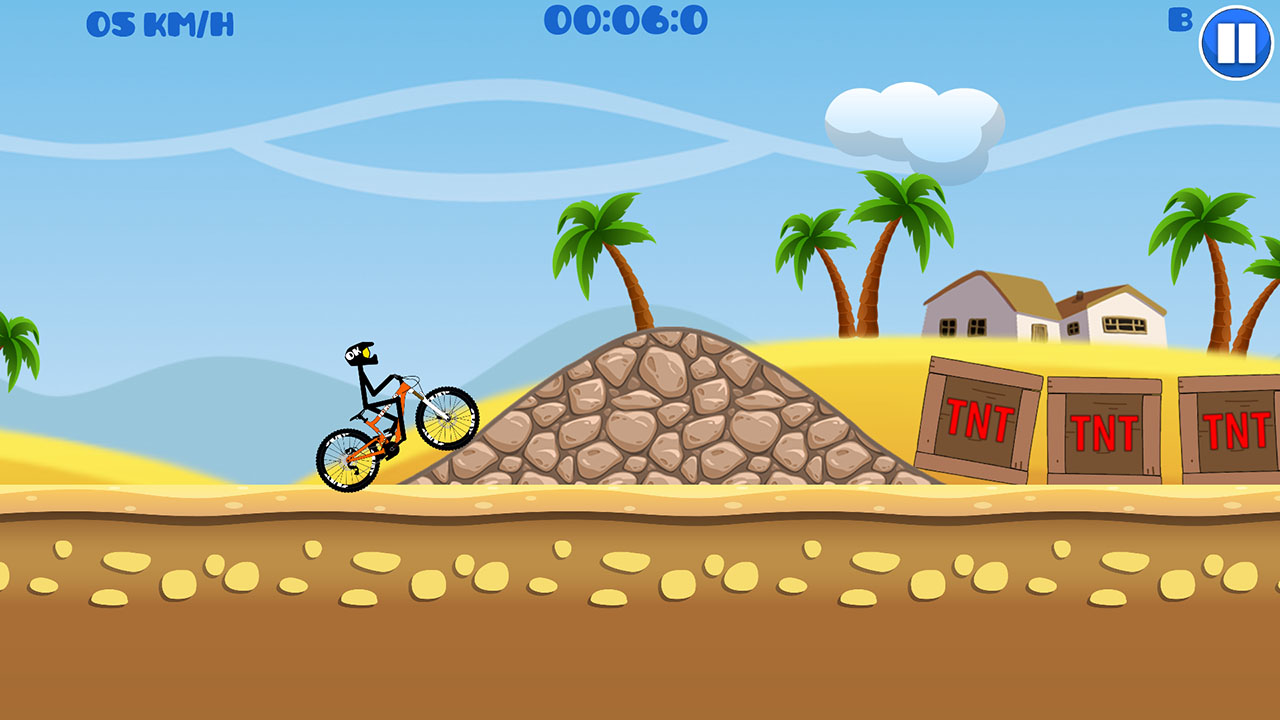 Mountain Bike Hill Climb Race: Real 2D Arcade Dirt Racing Games