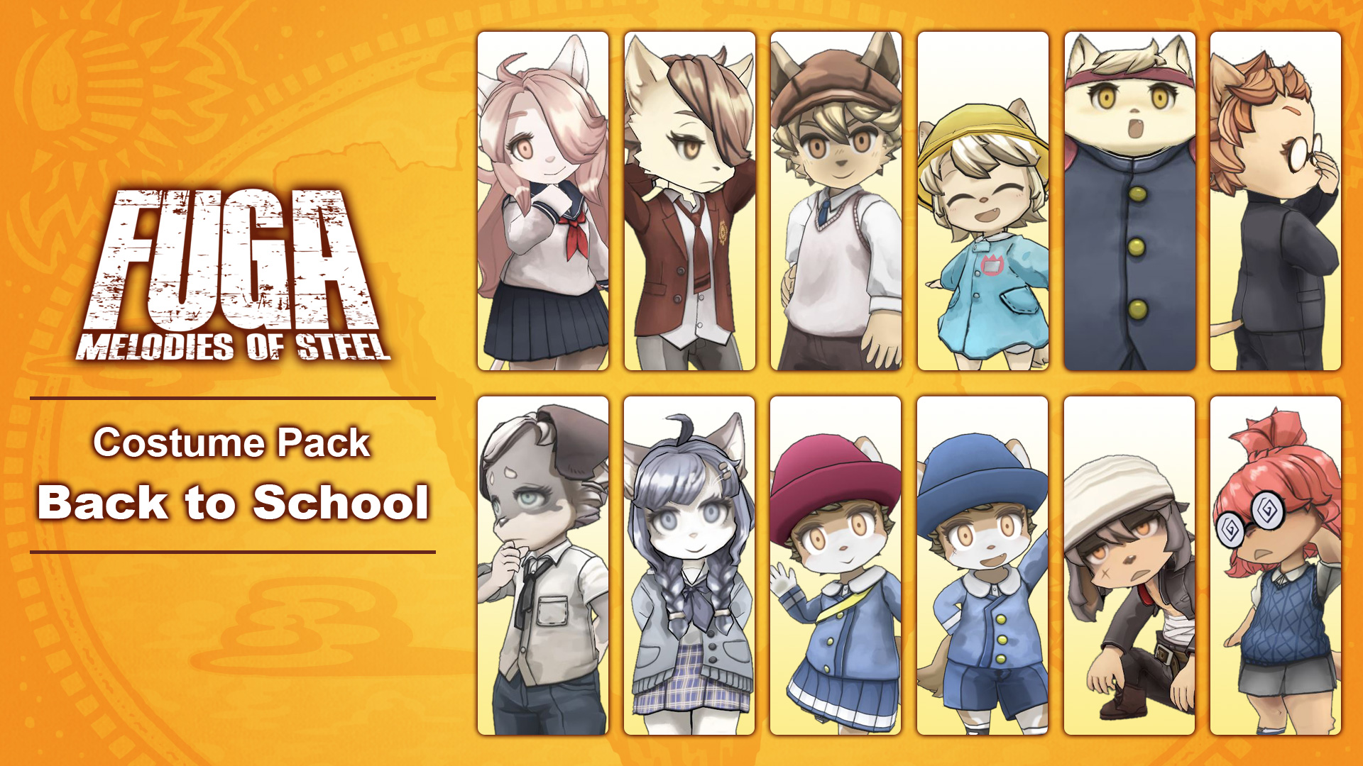 Fuga: Melodies of Steel - Back to School Costume Pack