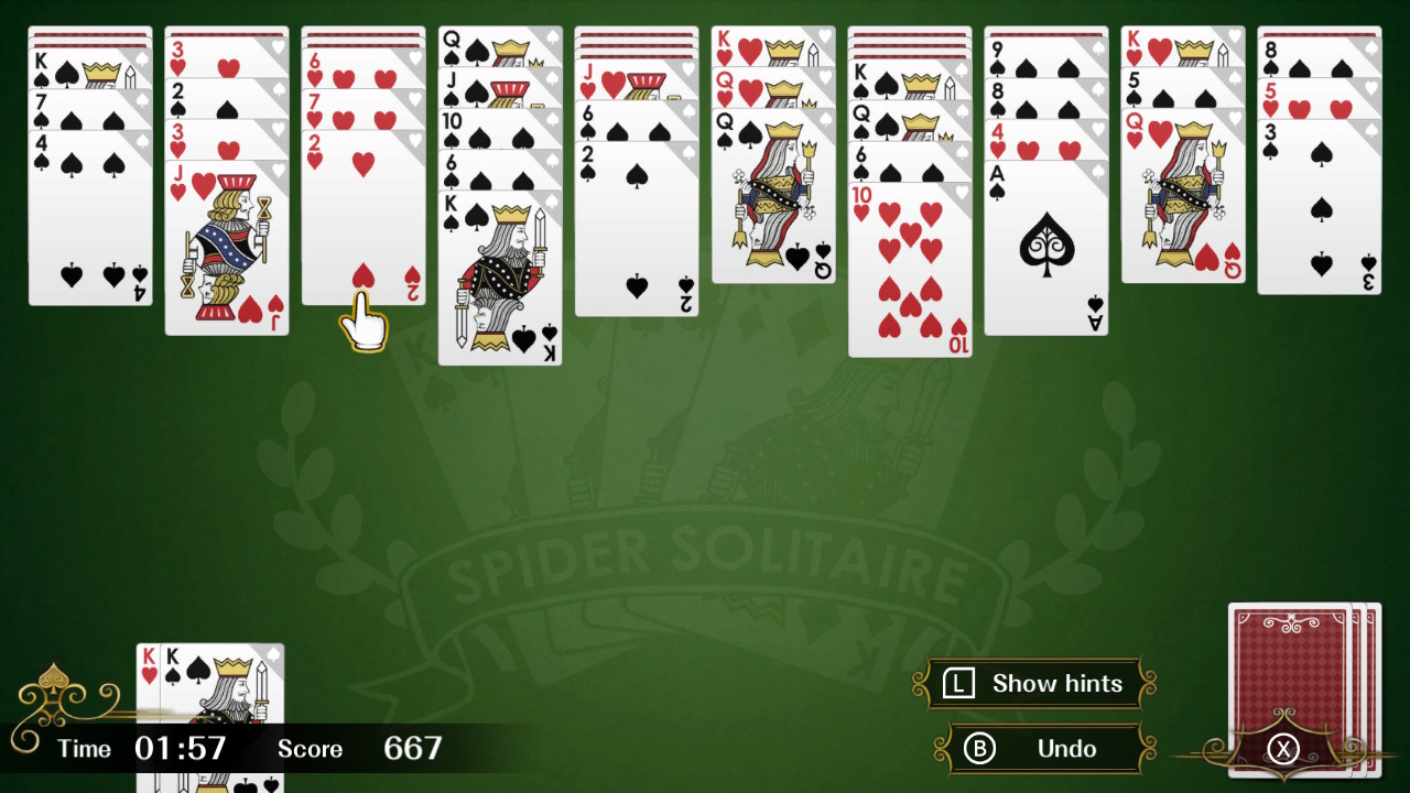 Spider Solitaire F, Aplicações de download da Nintendo Switch, Jogos