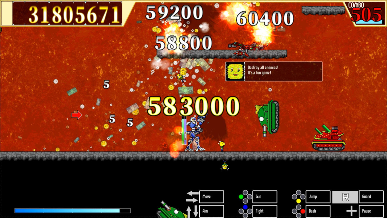 Pixel Game Maker Series BombMachine Gunzohg