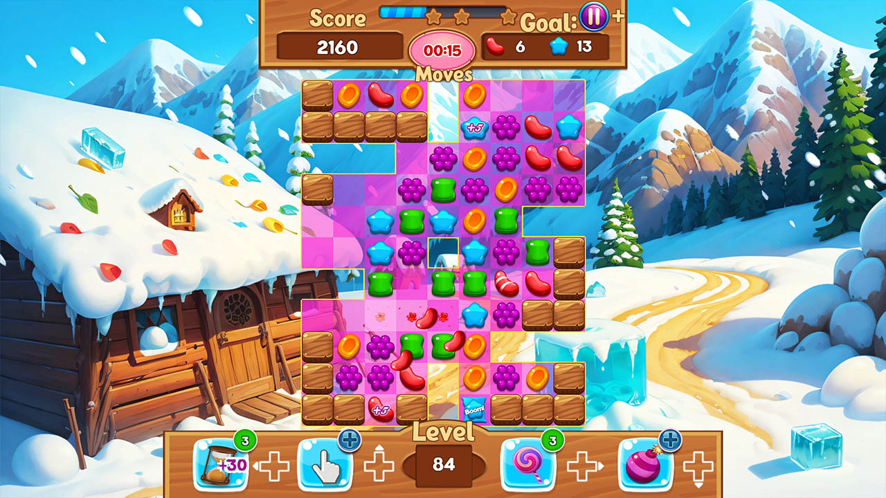Jelly Fruits Adventure: Magic Match 3 Puzzle