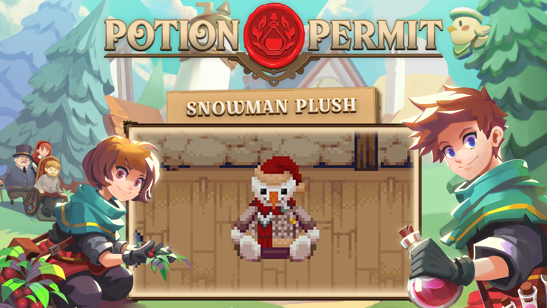 Potion Permit - Snowman Plush Toy