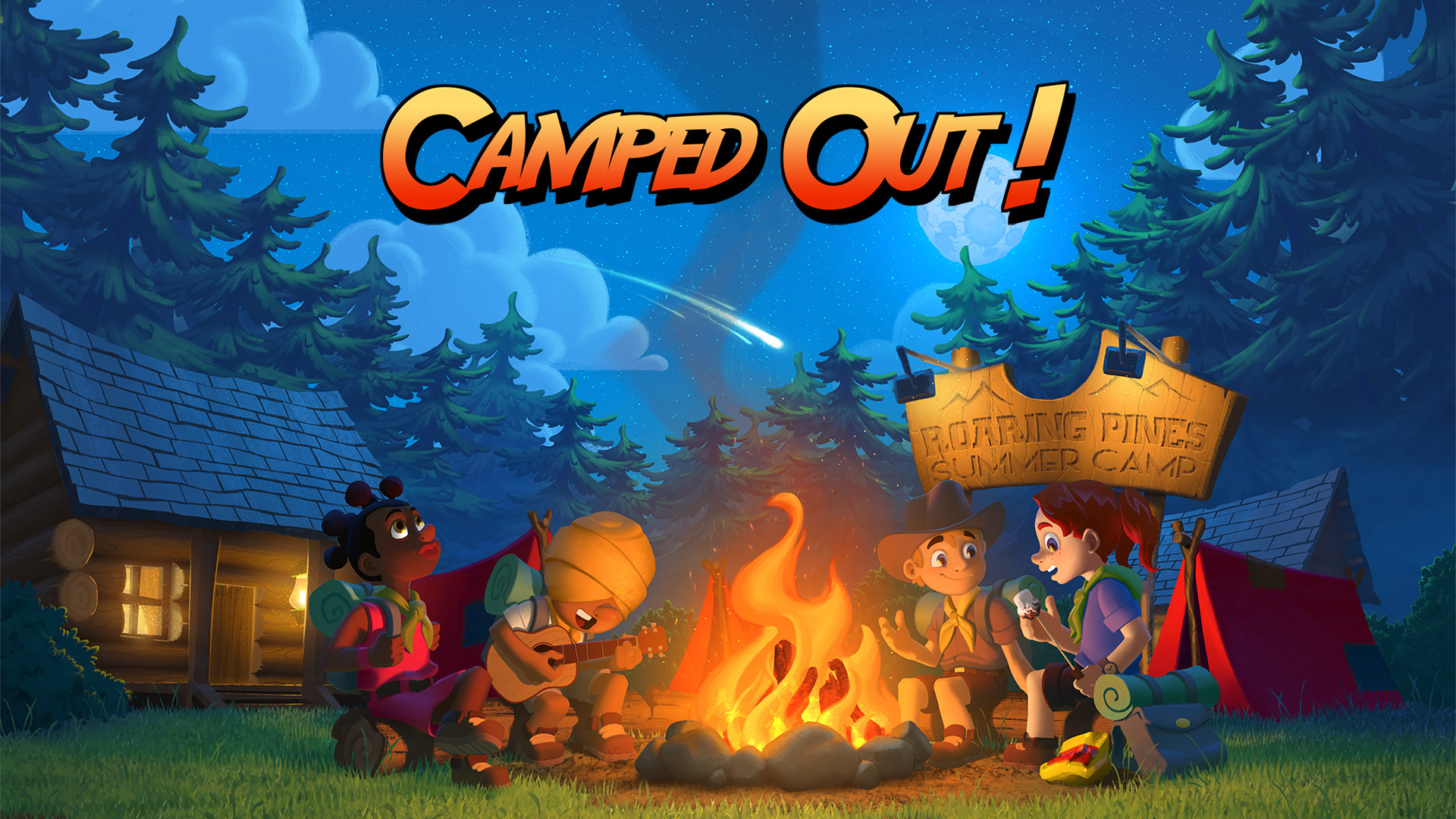 Лучшие игры для Nintendo Switch. Игры Family and friends. Camp out. Игра камп
