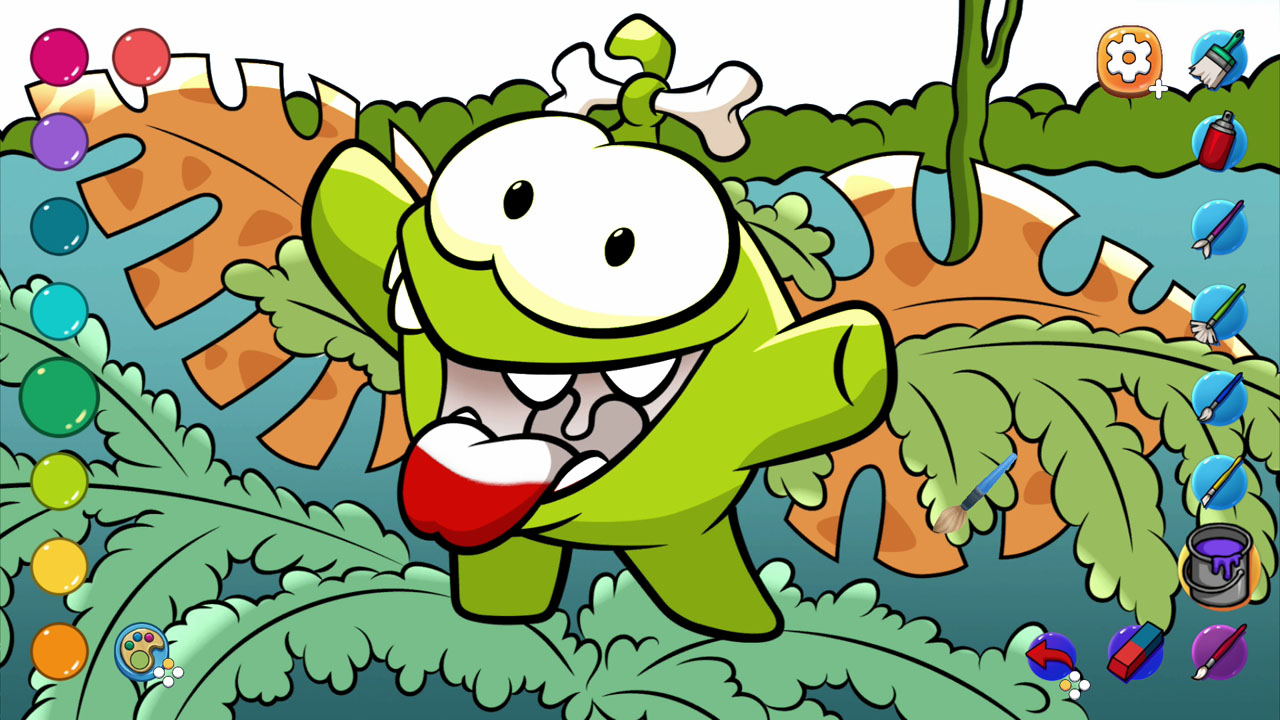 Om Nom: Sweet Coloring Pages