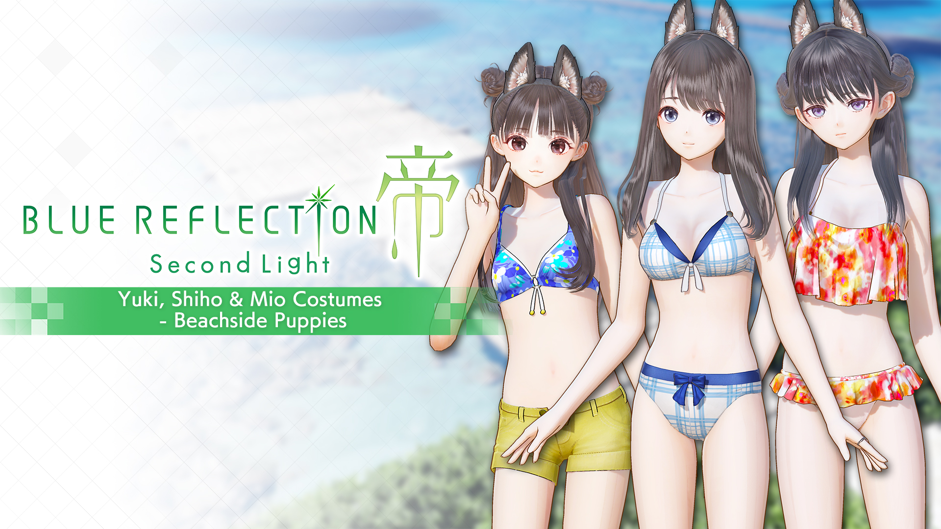 Yuki, Shiho & Mio Costumes - Beachside Puppies