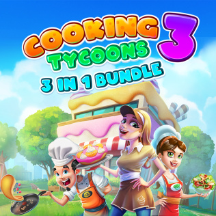 Cooking Tycoons 3: 3 in 1 Bundle-游戏公社