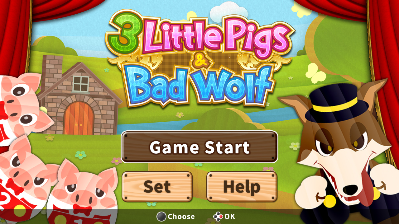 3 Little Pigs & Bad Wolf