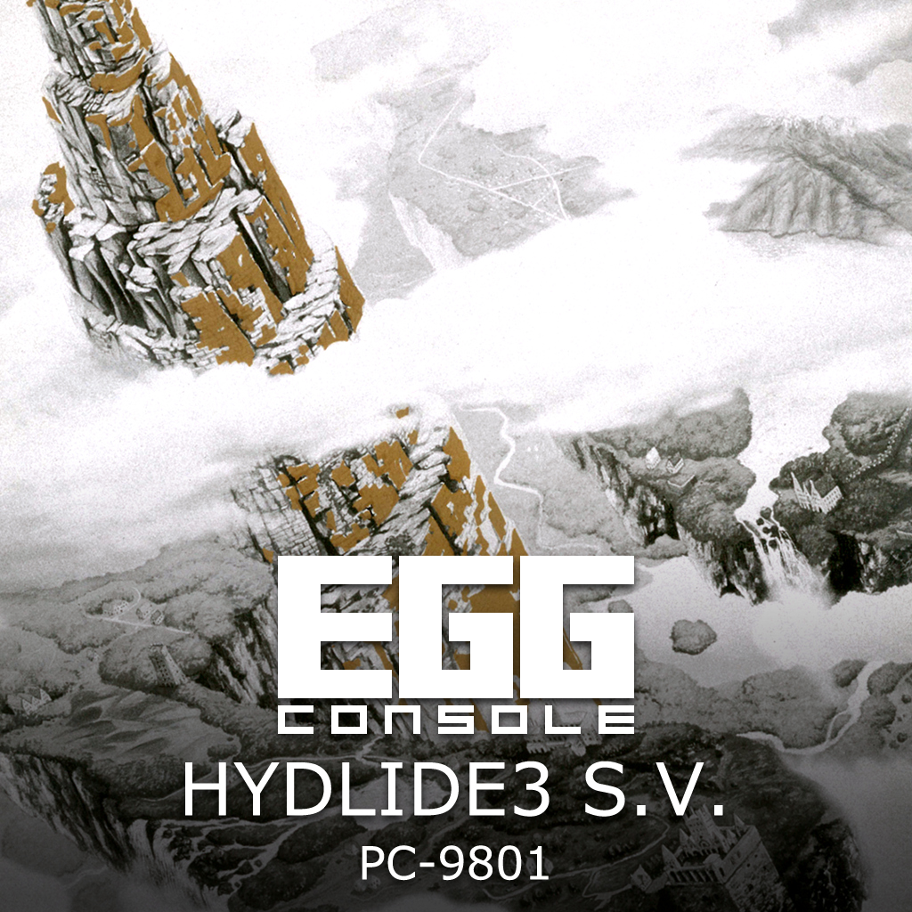 EGGCONSOLE HYDLIDE3 S.V. PC-9801