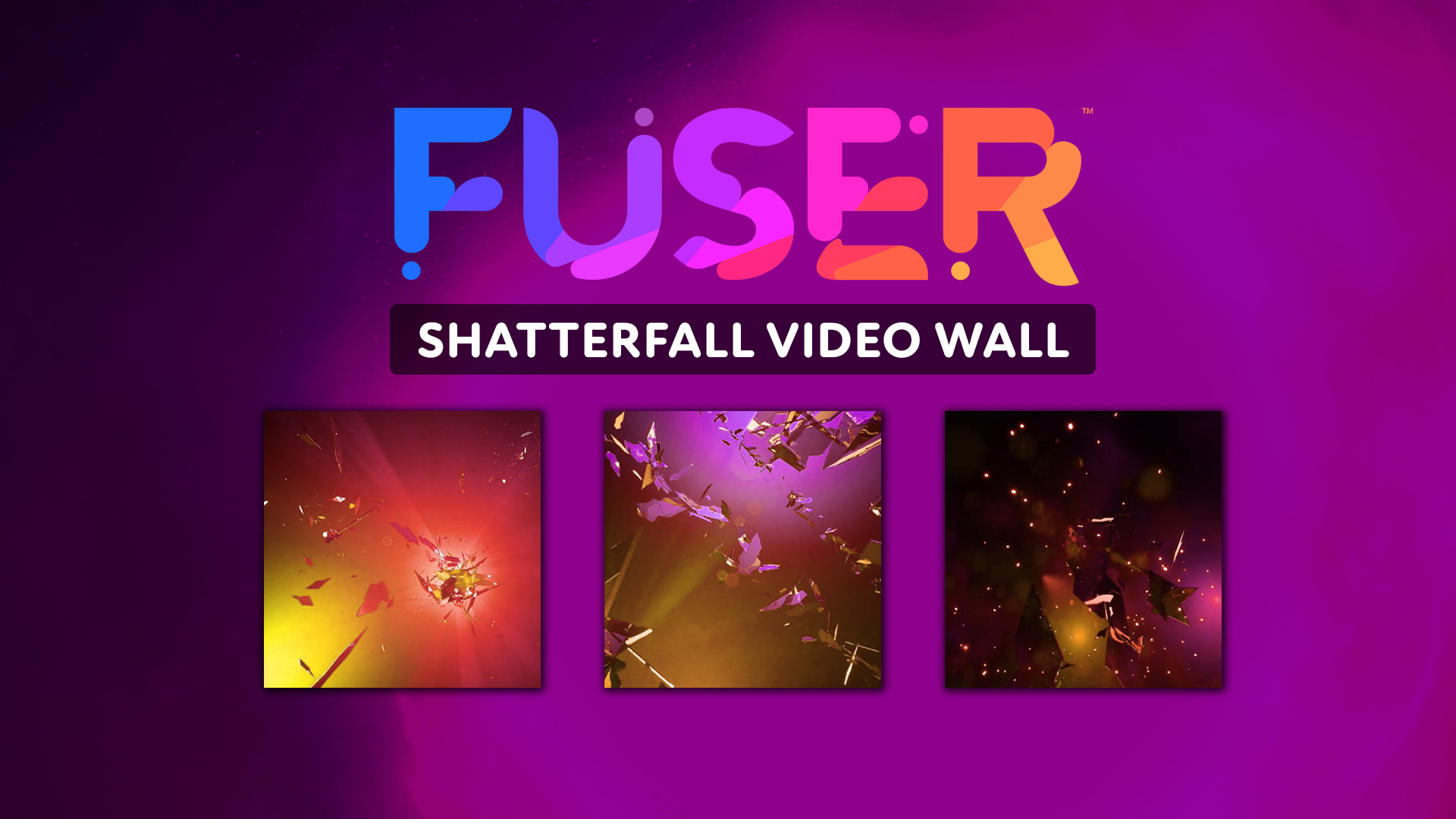 Shatterfall Video Wall