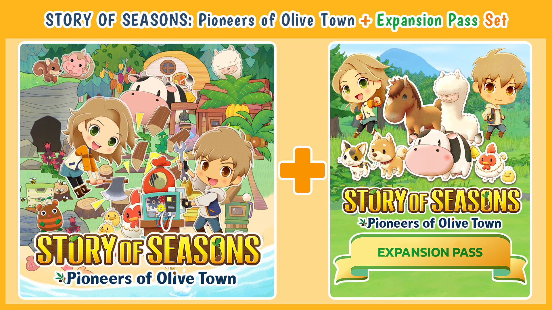 STORY OF SEASONS Pioneers of Olive Town + Expansion Pass Set/Bundle