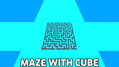 Maze with cube