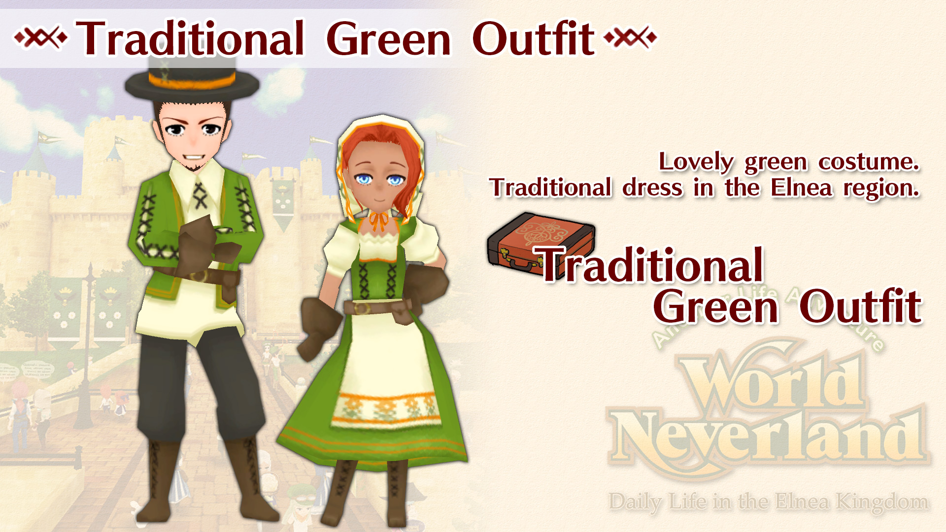 Traditional Green Outfit