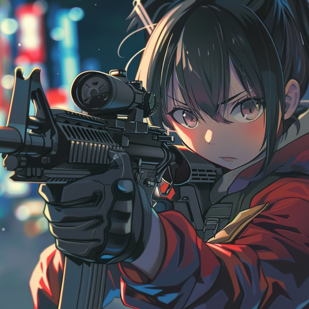Anime Girls Wasteland Shootout