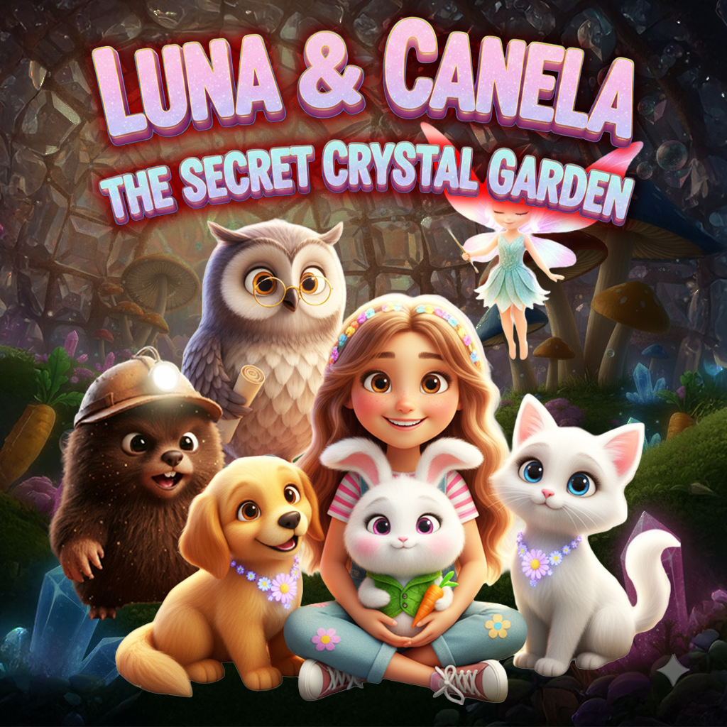 Luna & Canela: The Secret Crystal Garden