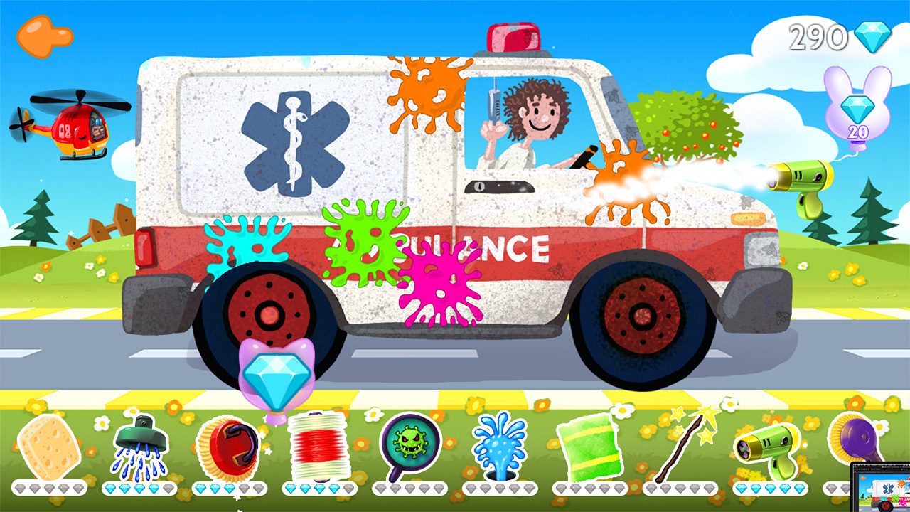 Funny Car Wash - Trucks & Cars Carwash RPG Game Garage for Kids & Toddlers