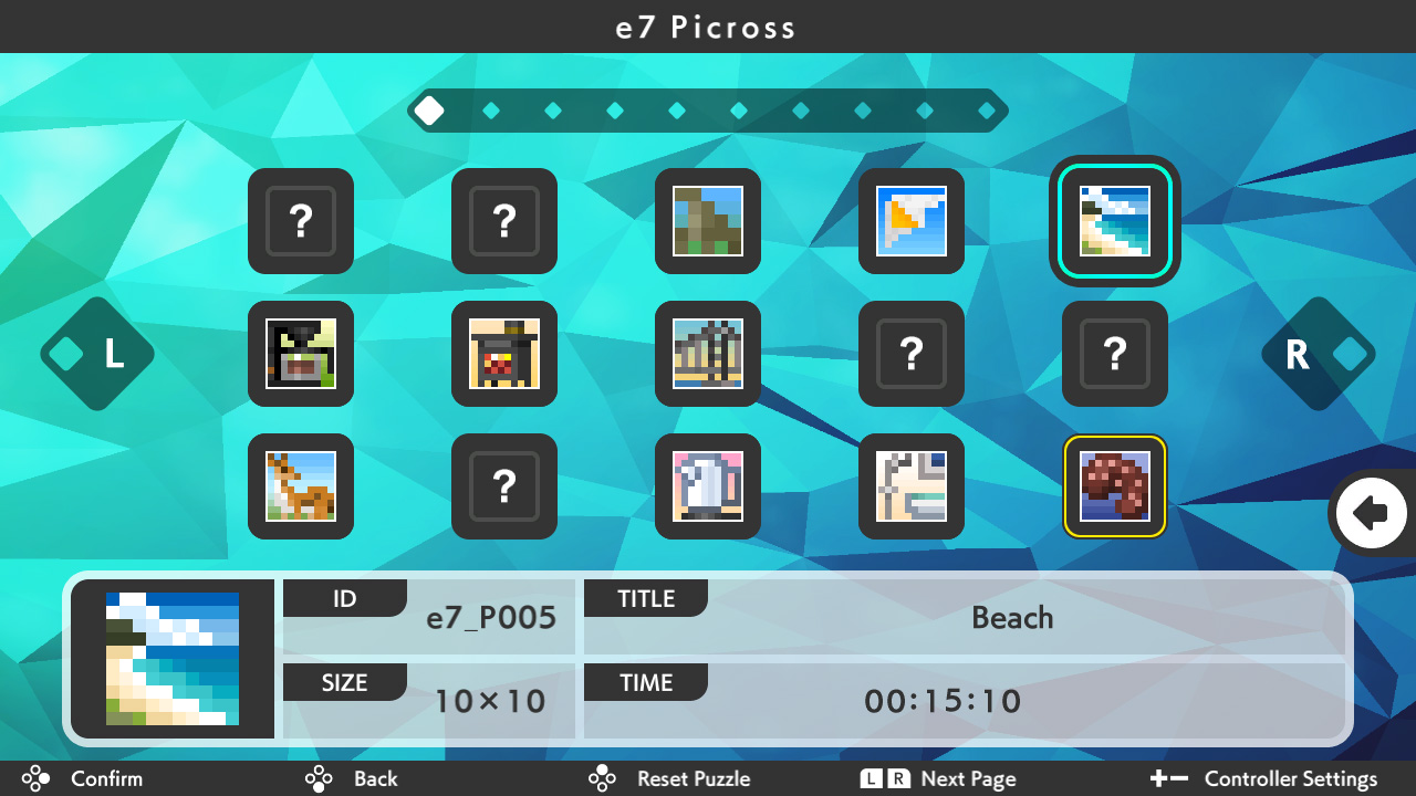 DLC "Picross e7"