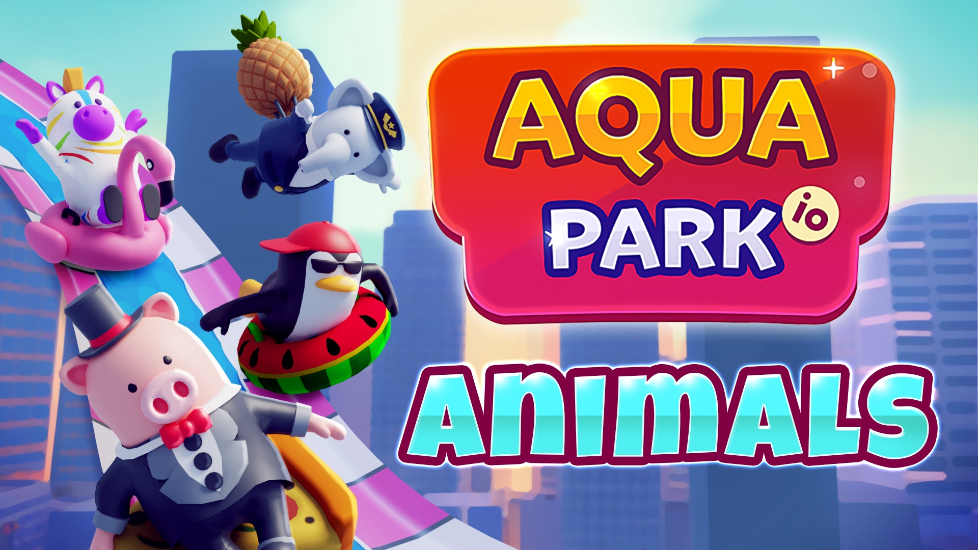 Aqua park.io Game. Leave Everyone Behind