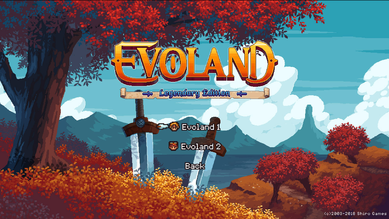 evoland 2 haunted forest dungeon future treasure