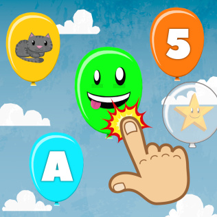 Balloon Pop for Toddlers & Kids - Learn Numbers, Letters, Colors & Animals-游戏公社