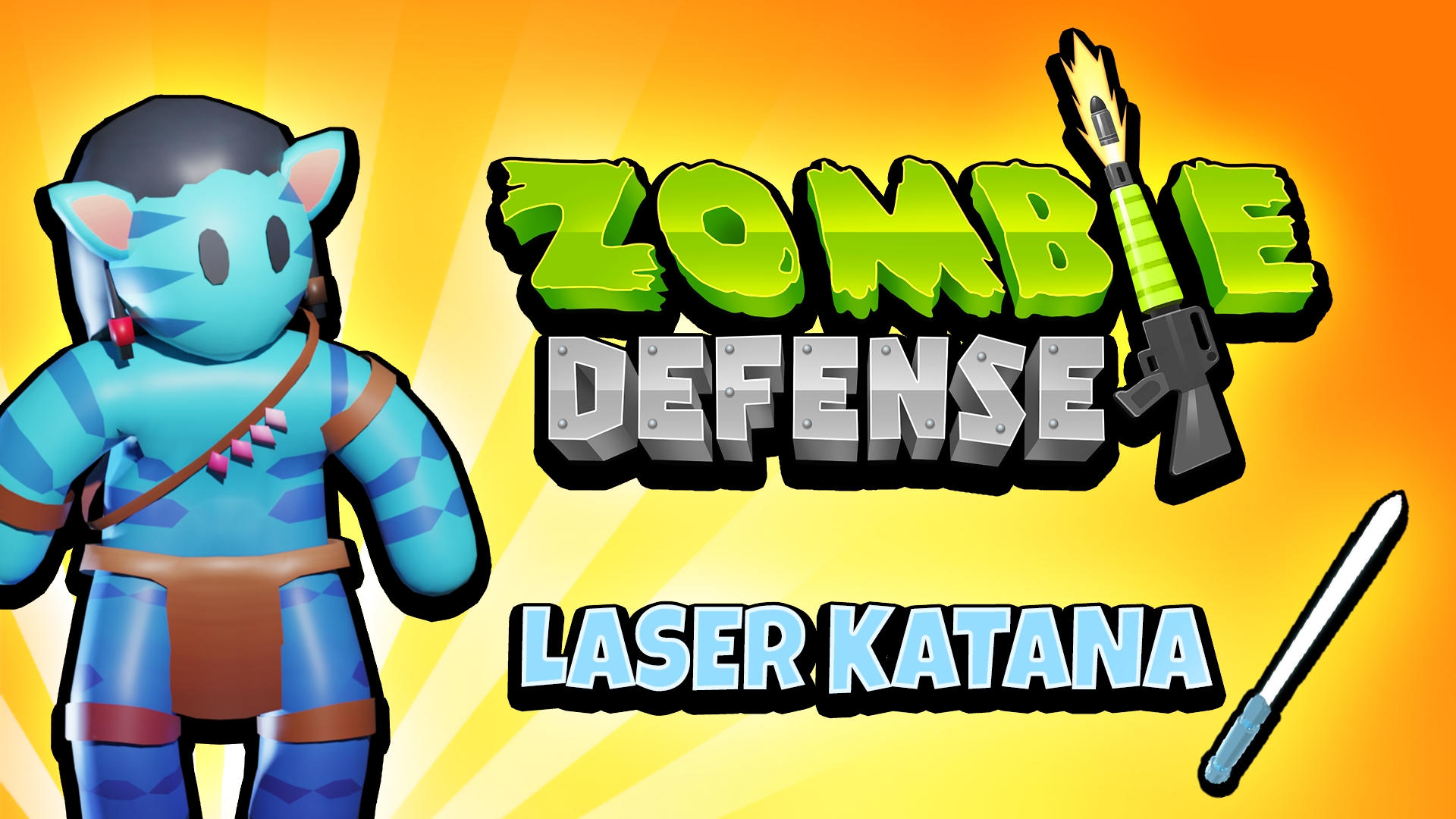 Zombie Defense: Laser Katana