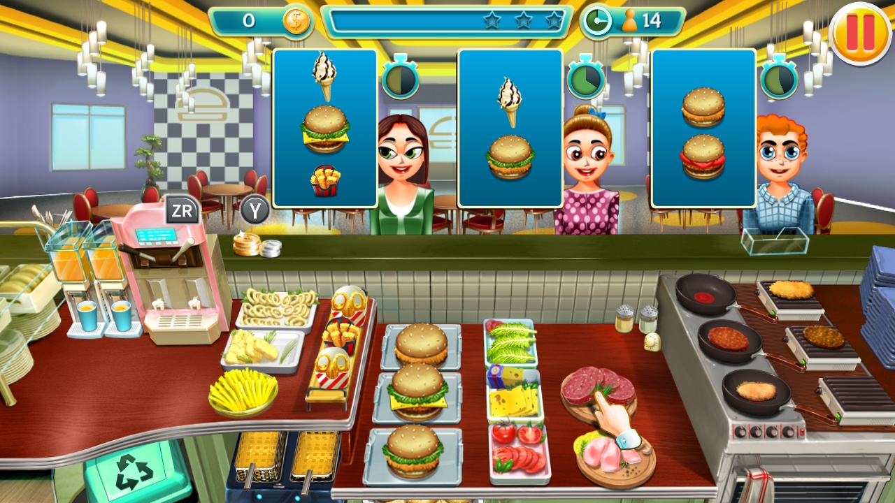 Cooking Tycoons: 3 in 1 Bundle - Burger Chef Tycoon New Levels #1