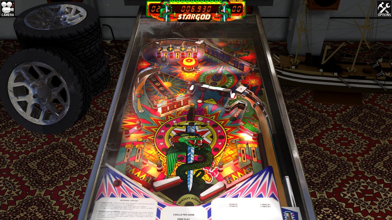 Zaccaria Pinball – Star God Table 