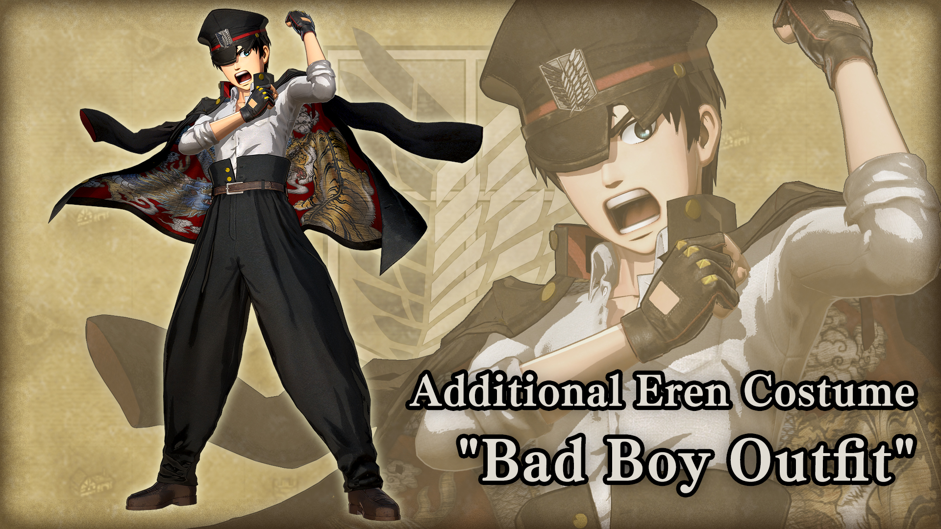 Additional Eren Costume: "Bad Boy Outfit"