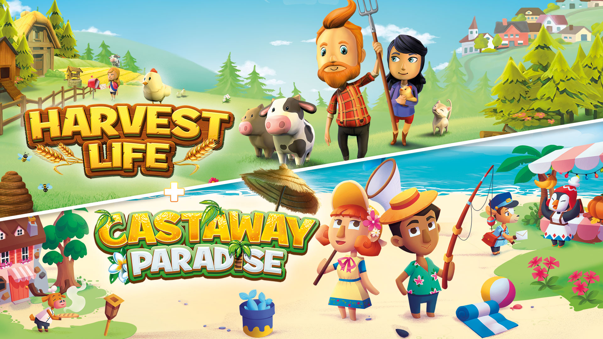 Harvest Life + Castaway Paradise/Bundle/Nintendo Switch/Nintendo