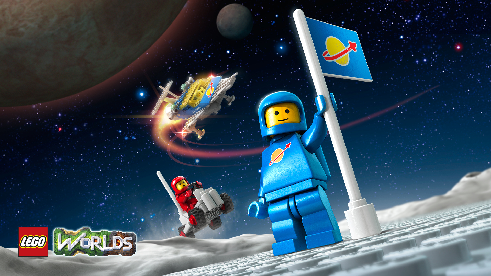 lego space wallpaper