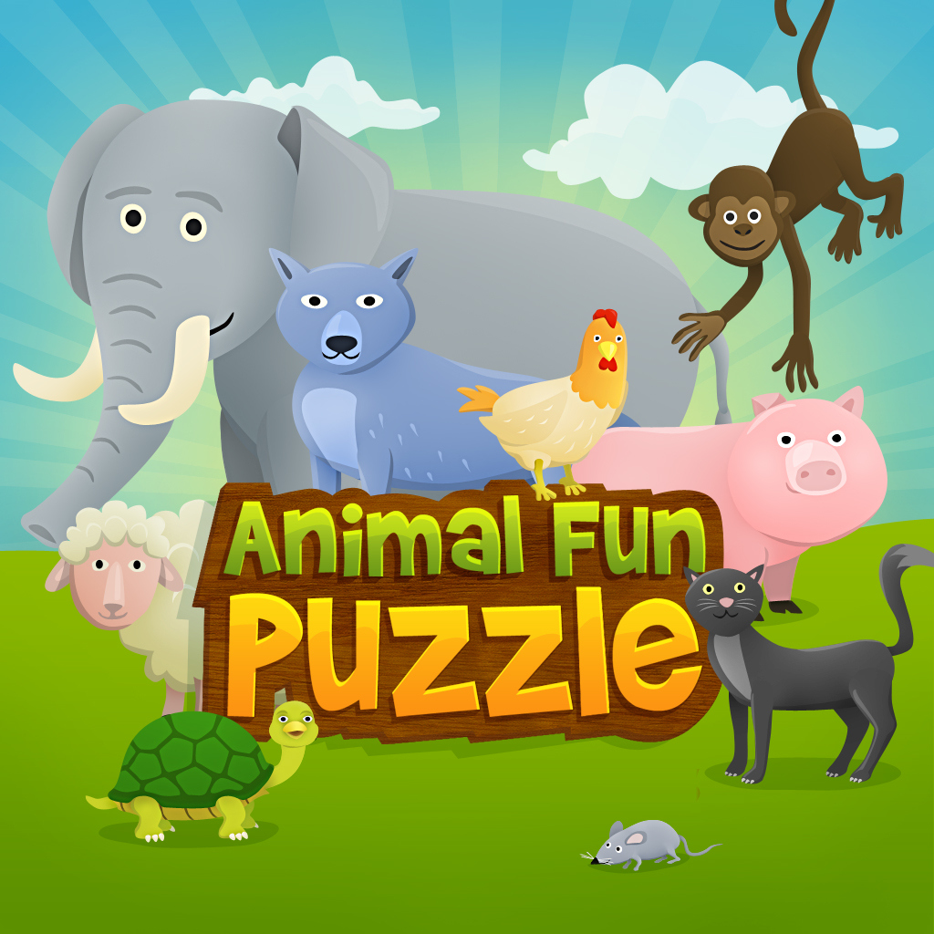 Animal Fun Puzzle - Preschool and kindergarten learning and fun game for toddlers and kids