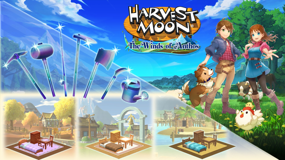 Tool Upgrade & New Interior Designs Pack/Harvest Moon: The Winds
