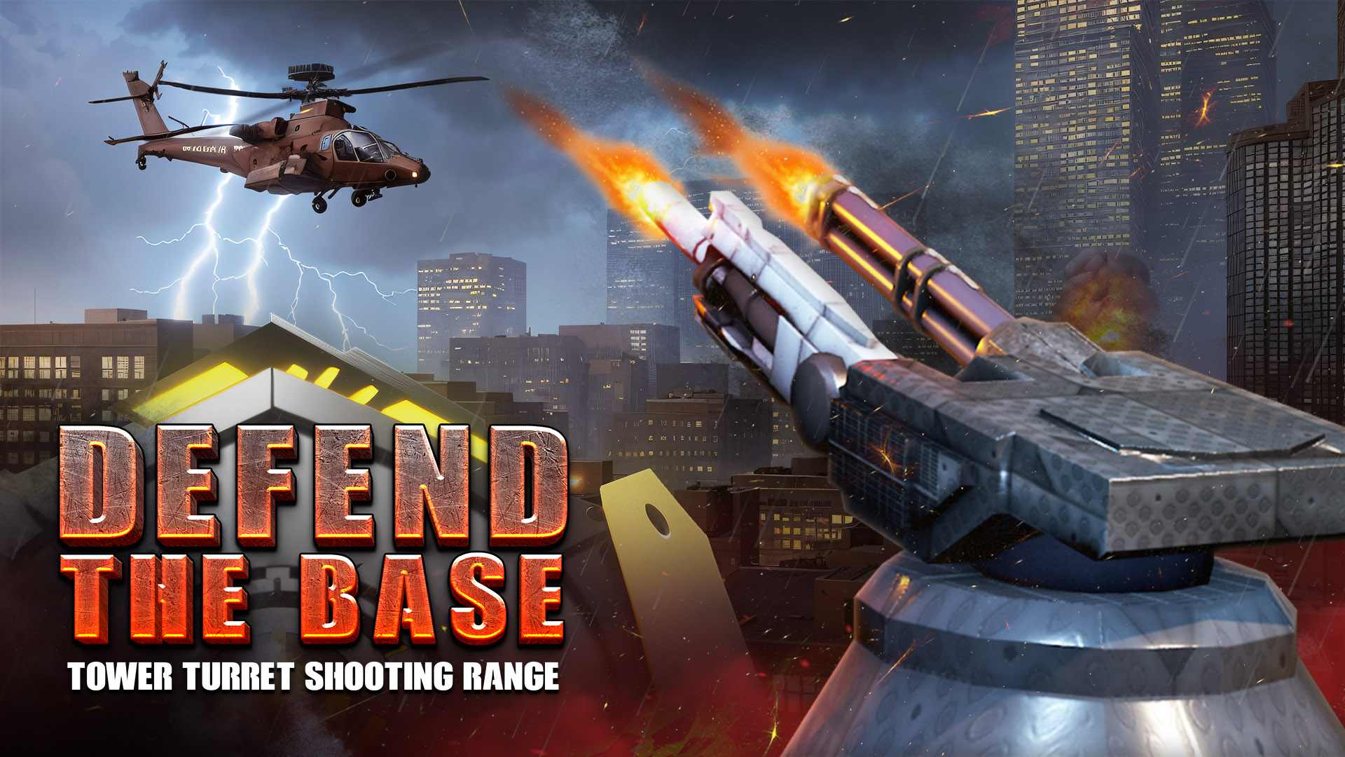 Defend The Base: Tower Turret Shooting Range