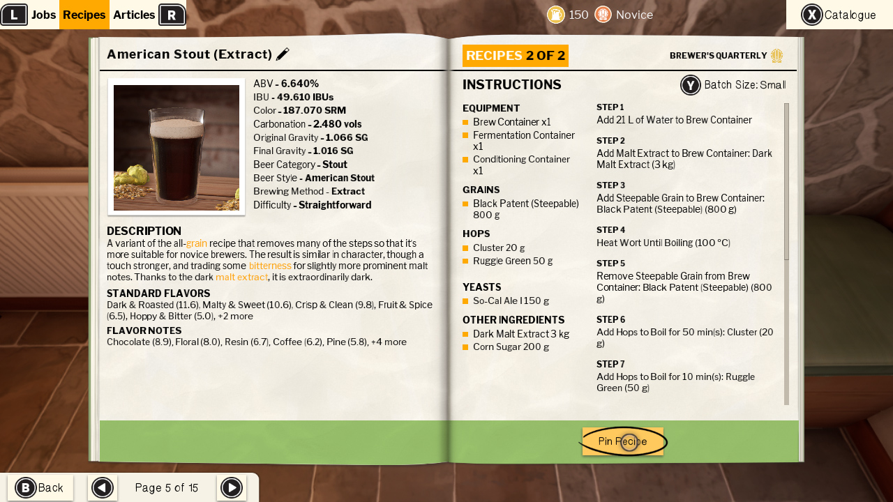 Brewmaster: Beer Brewing Simulator (ブルーマスター：ビールブルーイングシミュレーター)