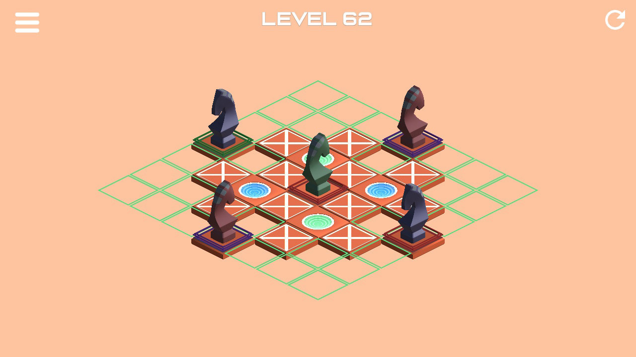 チェスパズル Knight Swap 2