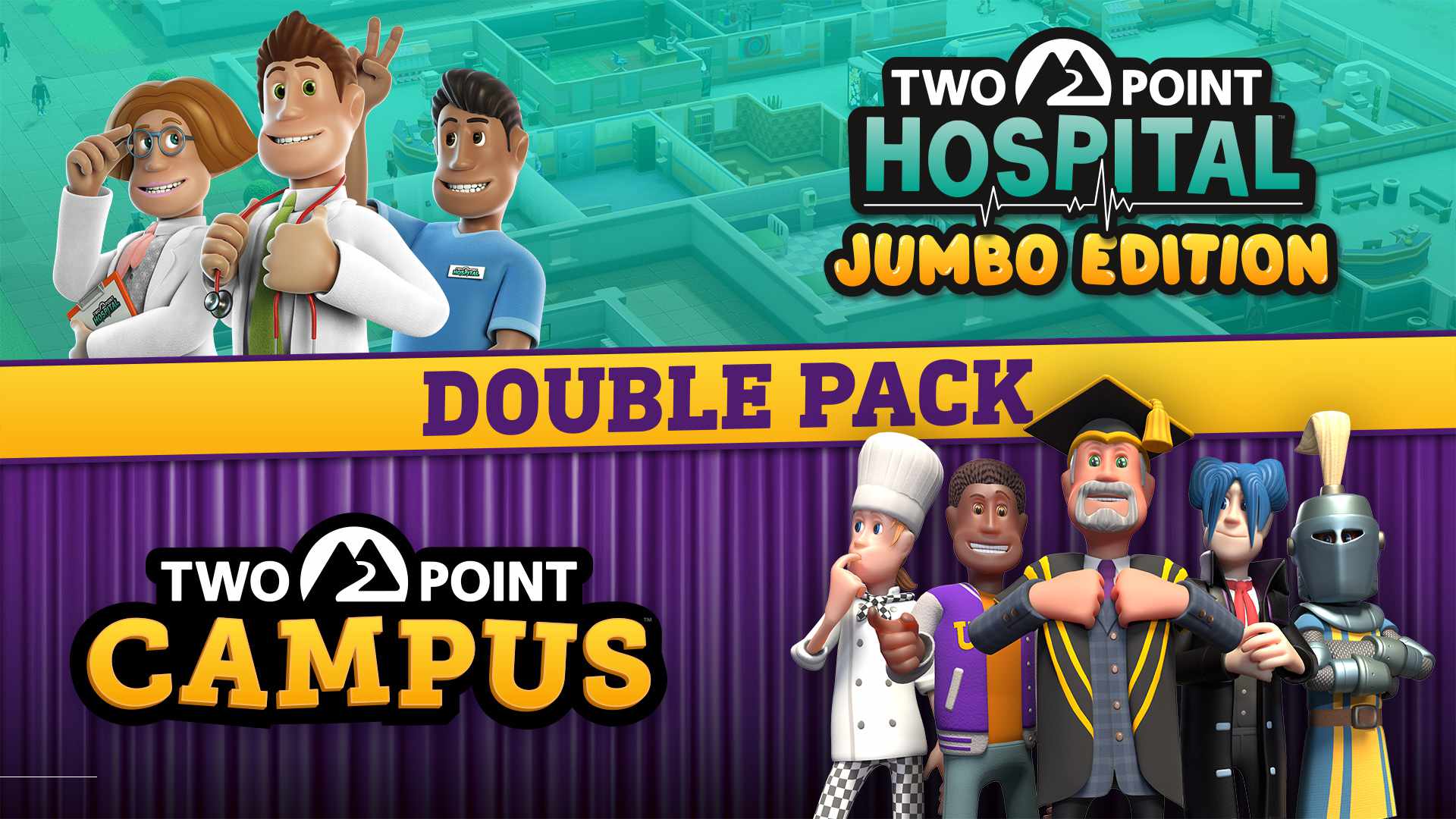 Two Point Hospital and Two Point Campus Double Pack｜組合商品