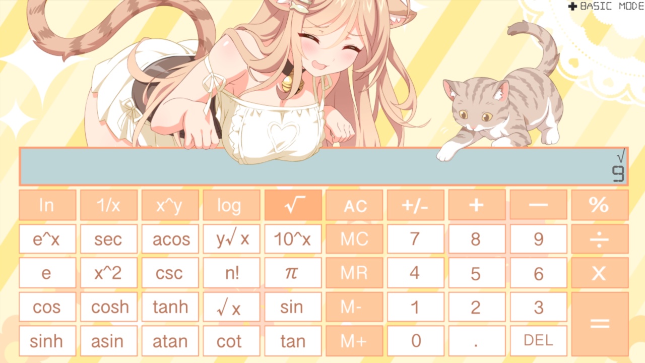 Sakura Neko Calculator