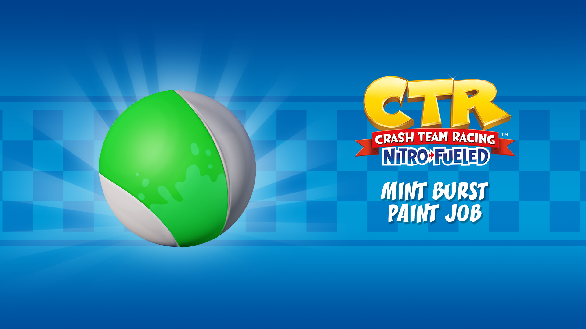Crash™ Team Racing Nitro-Fueled - Mint Burst Paint Job