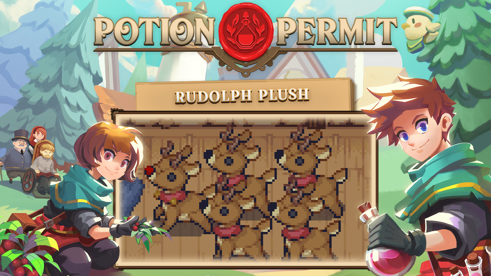 Potion Permit - Rudolph Plush