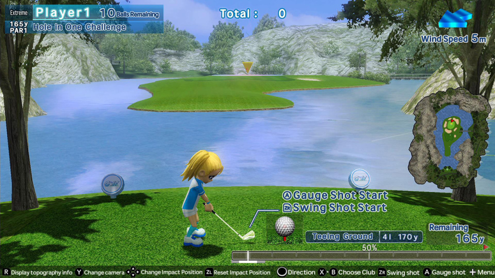 Remaining starts. Switch Golf.