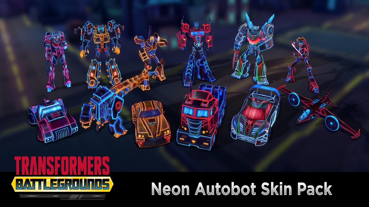Neon Autobot Skin Pack