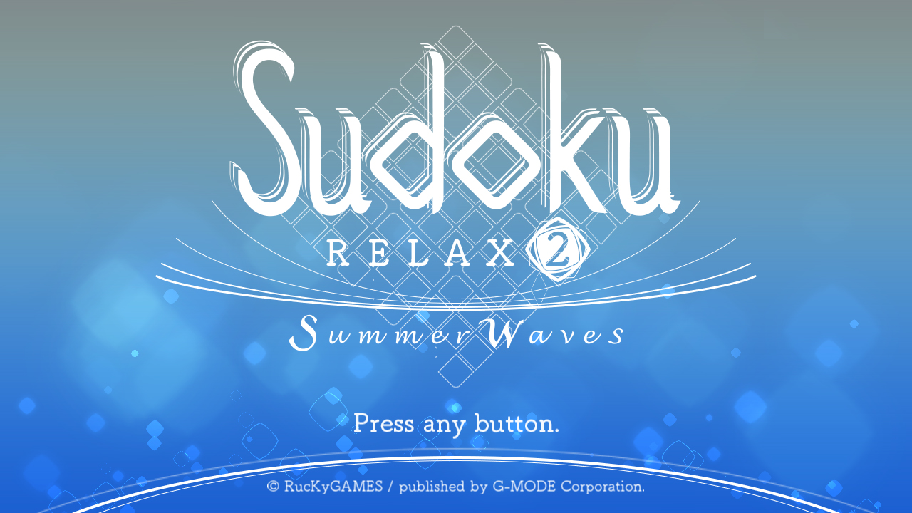 Sudoku Relax 2 Summer Waves