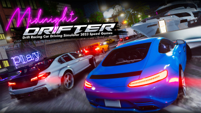 Midnight Drifter-Drift Racing Car Driving Simulator 2023 Speed Games