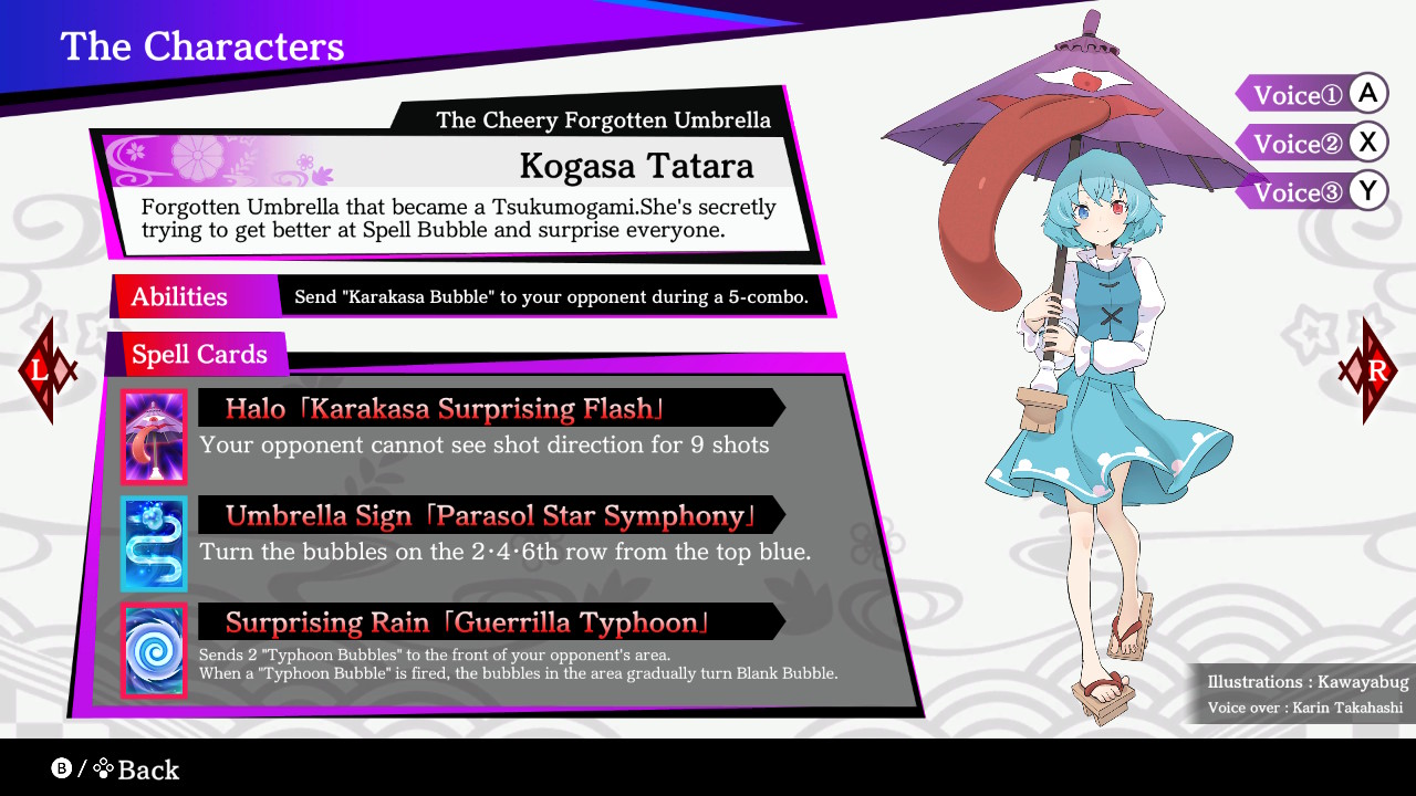 Character Pack Kogasa Tatara