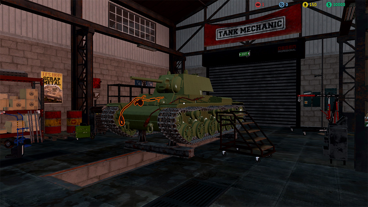tank mechanic simulator free