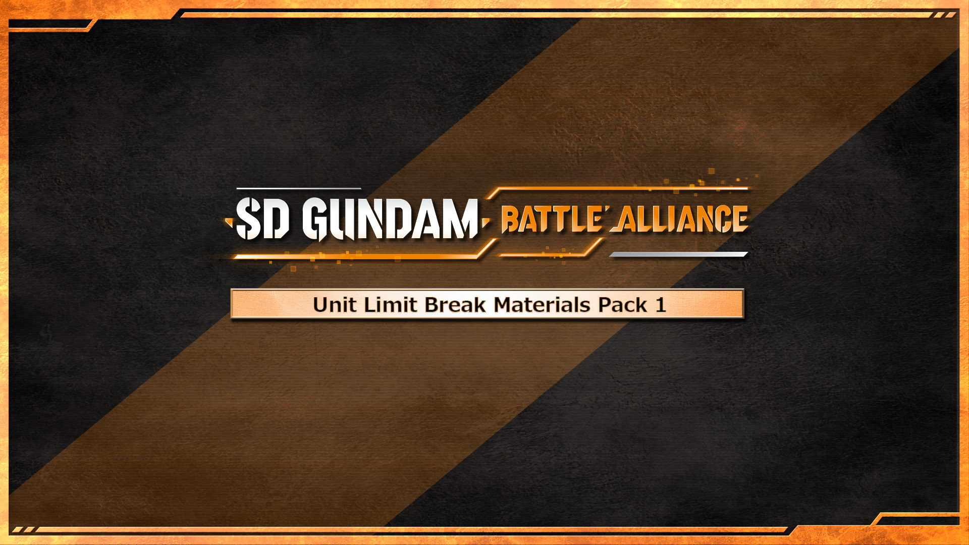 SD GUNDAM BATTLE ALLIANCE Unit Limit Break Materials Pack 1