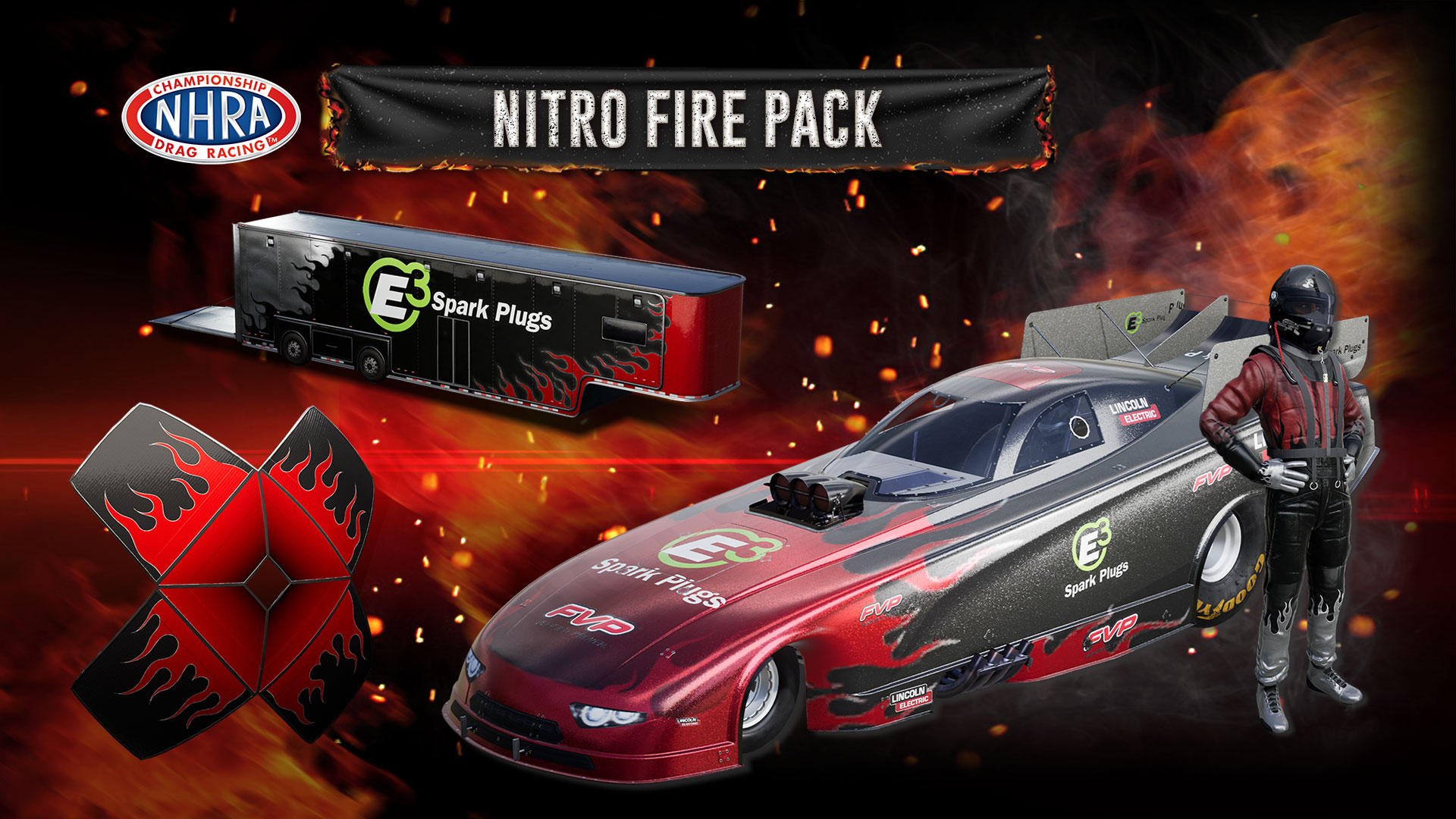 NHRA Championship Drag Racing: Speed for All - Nitro Fire Pack