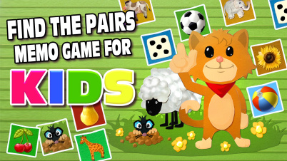 Find the Pairs Memo Game for Kids