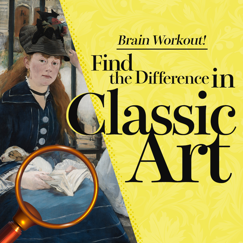 Brain Workout! Find the Difference in Classic Art