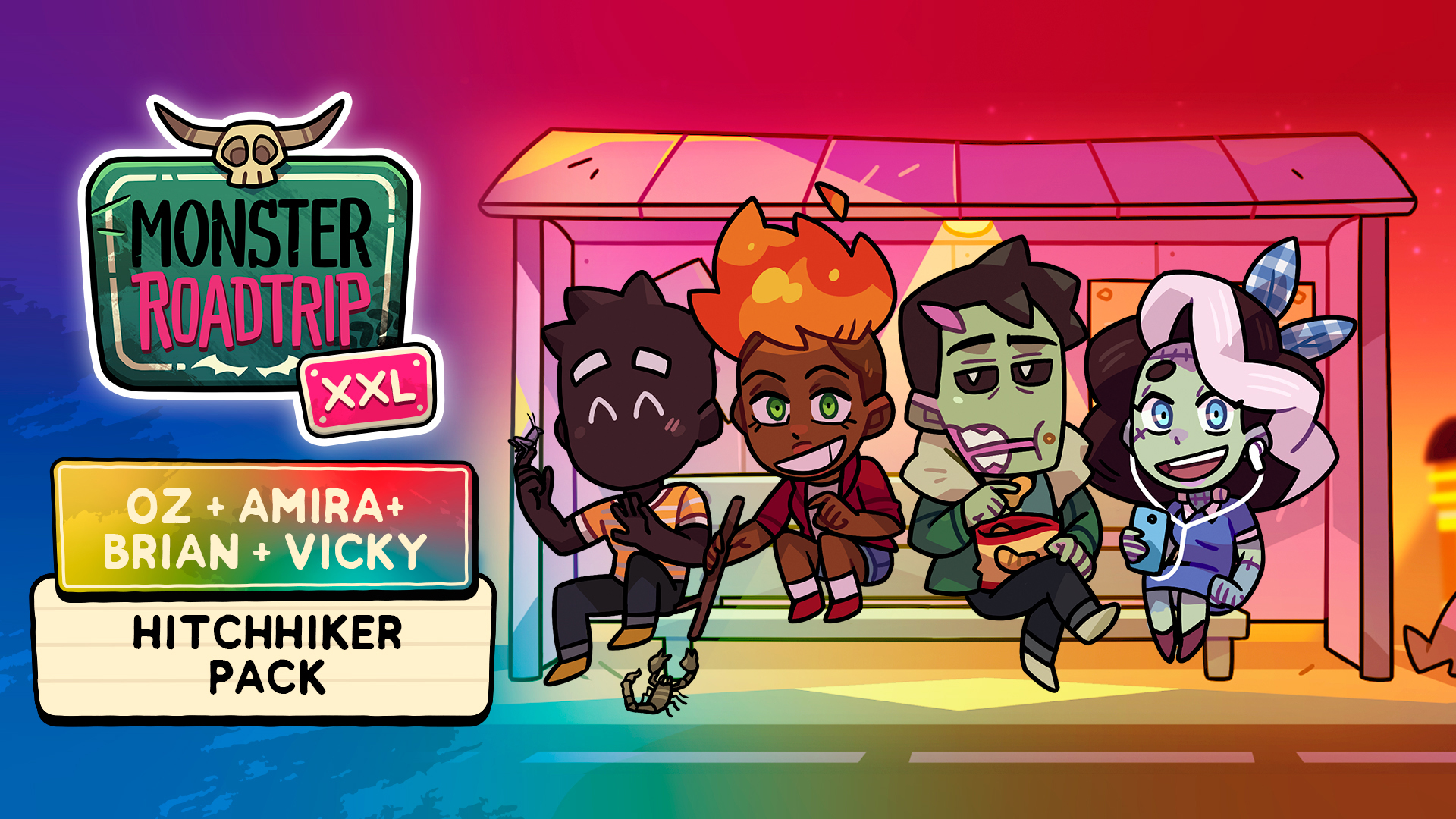 Monster Roadtrip Hitchhiker Pack - The Color Squad