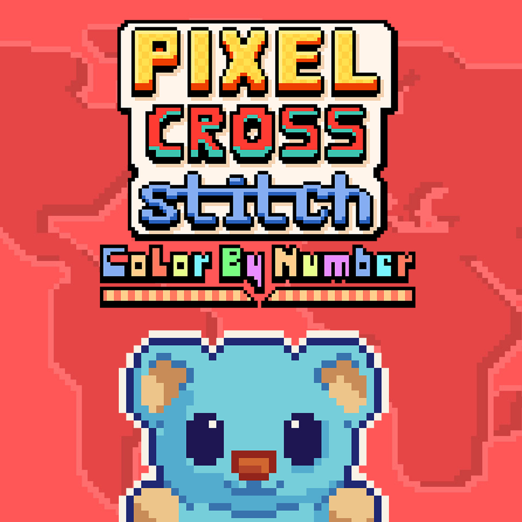 Pixel Cross Stitch Color by Number